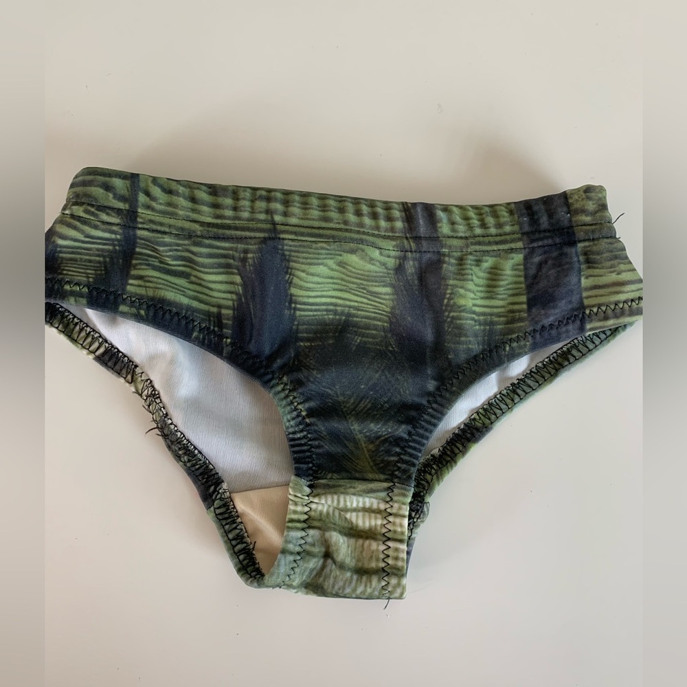 Palm Print Bikini Bottom